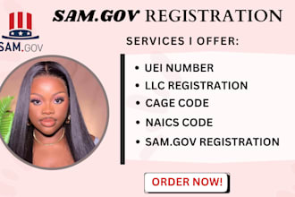 get you register on sam gov, get uei, cage code, naics code, government contract