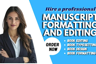 do manuscript formatting and editing, google doc ms word for amazon KDP book