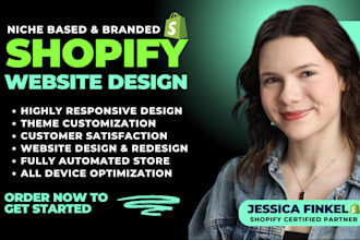 do shopify website development, shopify dropshipping, redesign shopify store