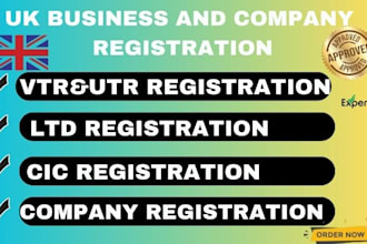 uk ltd registration, cic registration, ltd registration, uk ltd, utr, at number