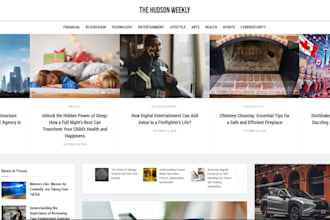 publish an article on the hudson weekly