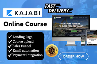kajabi website design kajabi online course thinkific podia kartra