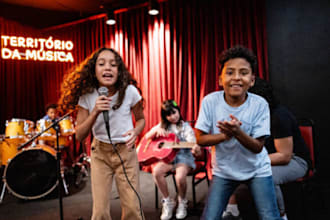 be your female ghostwriter for kid songs, nursery rhymes, lullaby, vocalist