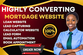 build mortgage website real estate loan mortgage calculator mortgage nft website