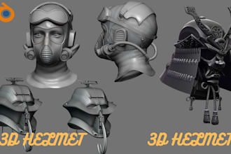 sculpt 3d helmet 3d cosplay model 3d mask knight full armor asset props