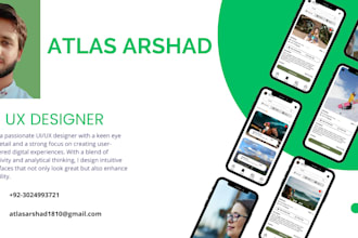 design mobile app ui ux in figma, mockups, prototype