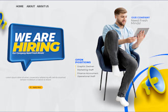 create recruitment website, job portal agency, job board or staffing website