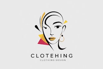 design amazing clothing logo design for you