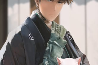 draw fanart anime, vtuber illustration, game or movie art