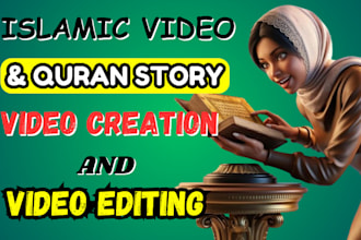 create attractive islamic ai video art ai quran narrative story