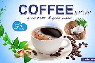 design customized food, café, restaurant, coffee shop logo