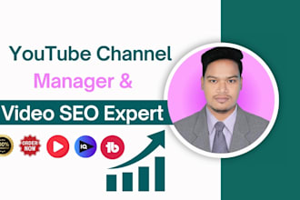 be your youtube SEO expert and help you rank in the top 10