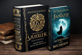 design professional fantasy book cover