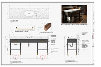 draw furniture technical darwings in autocad
