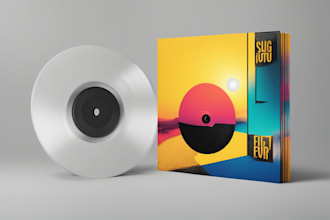 design album cover or single cover art