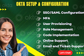 set up okta for your organization and configure basic sso