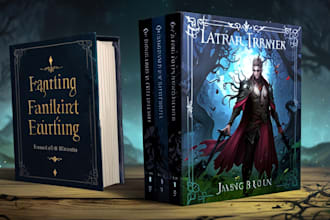 design professional fantasy book cover, ebook cover