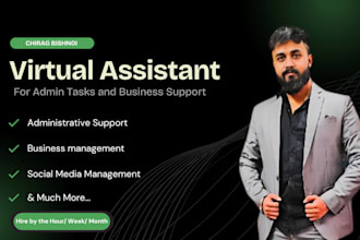 be your virtual assistant for admin tasks and business support