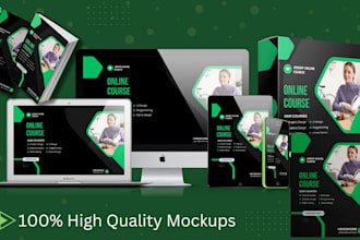 design ecover bundles, software boxes, and course mockups