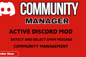 be your telegram admin, and discord mod and community manager