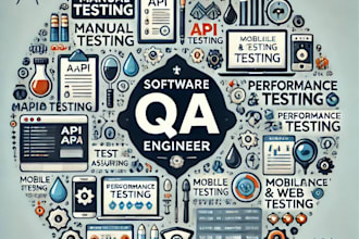 perform manual, API, and performance testing