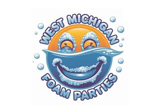 design greatest foam party business logo