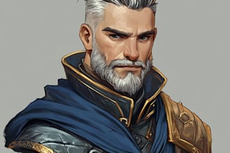 make design your character picture 2 d drawing for you