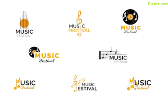 do custom dj, music, band, hiphop, producer logo design unlimited revision