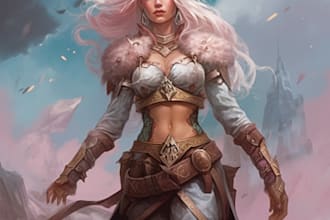 illustrate your dnd character art that you want