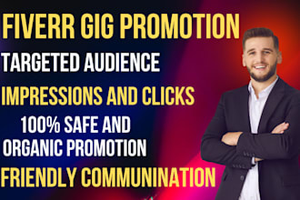promote and boost your fiverr gig targeted social media audience