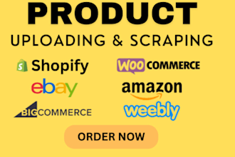add upload products to shopify woocommerce etsy store