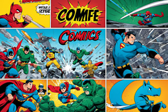 create comics and cartoon illustrations