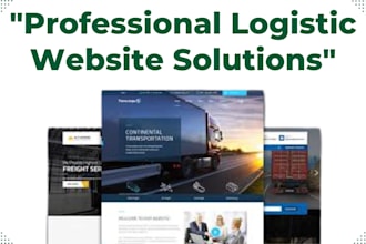 custom logistic website development