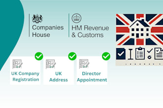 do UK company registration and provide office address