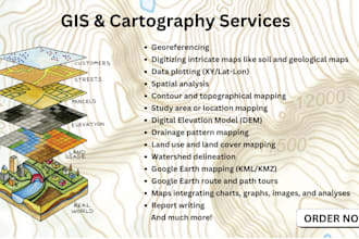 create maps and do spatial analysis