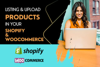 product upload listing expert in your shopify woocommerce store