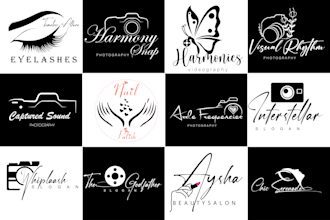 design signature photography watermark beauty handwriting spa or luxury logo