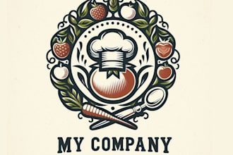 design creative chef logo for your company