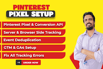 setup pinterest pixel capi and ga4 server side tracking by GTM