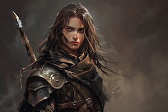create a dnd art and d and d character for you