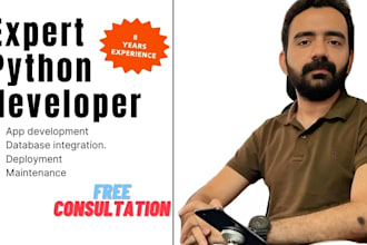 be your python django flask mysql developer