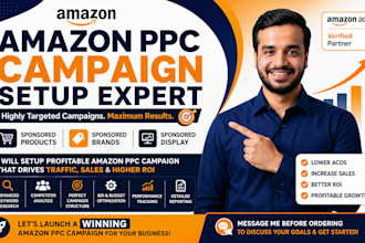 setup and optimize amazon ads campaigns, amazon PPC campaign