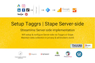 implement taggers or stape server side environment