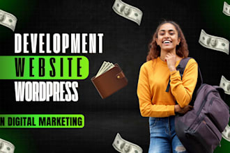 development website and wordpress custom webs design