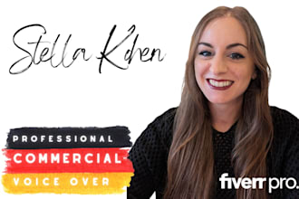 record german voice over for your commercial