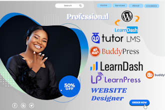 design lms website redesign lms website design elearning website with tutor lms