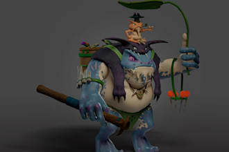 convert image to 3d model ready for printing,3d hunter sculpture,3d zbrush,stl