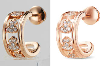 jewelry image retouching and high end photo editing