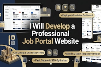 build a modern job portal, job board or recruitment website using next js