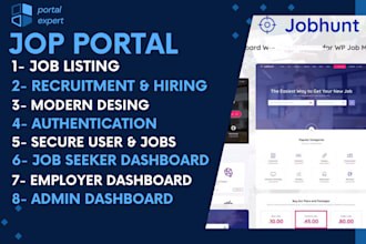 build professional recruitment and hiring job agency  job portal in mern stack